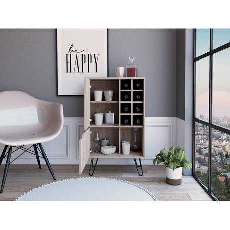 Bar Manhattan Ceniza 60 cm con Dos Puertas - Bares | Bylmo