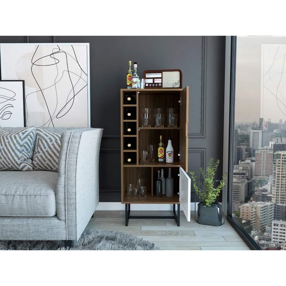 Bar Pergamo Gales y Blanco 53 cm con Dos Puertas - Bares | Bylmo