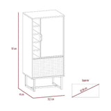 Bar Pergamo Gales y Blanco 53 cm con Dos Puertas - Bares | Bylmo