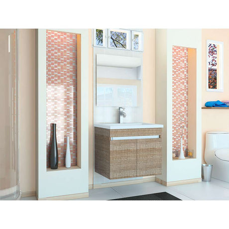 Mueble Brunnea Olmo 60 cm con Dos Puertas - Gabinetes | Bylmo