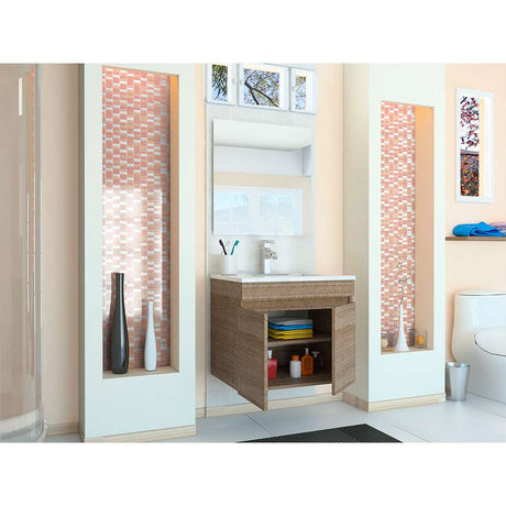 Mueble Brunnea Olmo 60 cm con Dos Puertas - Gabinetes | Bylmo