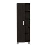 Mueble Manchester Wengue 51 cm con Una Puerta y Entrepaños - Gabinetes | Bylmo