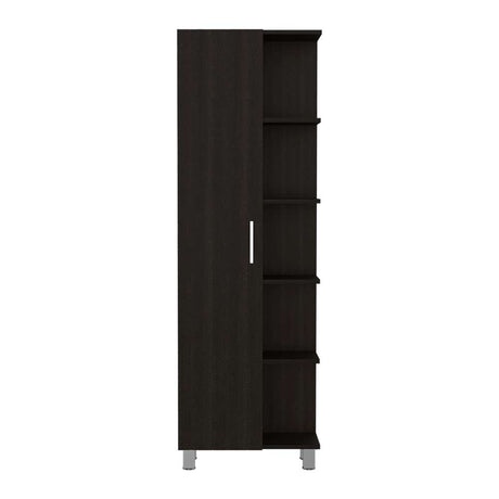 Mueble Manchester Wengue 51 cm con Una Puerta y Entrepaños - Gabinetes | Bylmo