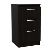 Mueble Auxiliar Manchester Wengue 50x90cm sin Entrepaños y con Tres Compartimientos