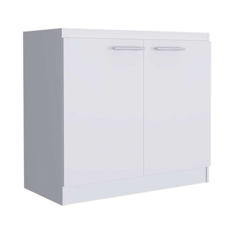 Mueble Manchester Blanco 97 cm con Dos Puertas - Gabinetes | Bylmo