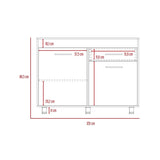 Mueble Inferior Orion con Un Cajón y Almacenamiento Duna 120 cm Sin Meson, Sin Horno - Muebles Inferiores | Bylmo