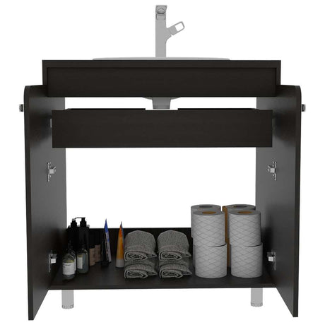 Mueble Rivere Wengue 80 cm con Dos Puertas - Gabinetes | Bylmo