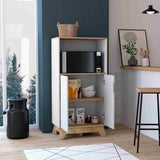 Mueble Microondas Auxona Duna 65 cm con Dos Puertas y Entrepaños - Alacenas y Muebles Microondas | Bylmo