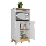 Mueble Microondas Auxona Duna 65 cm con Dos Puertas y Entrepaños - Alacenas y Muebles Microondas | Bylmo