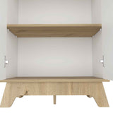 Mueble Microondas Auxona Duna 65 cm con Dos Puertas y Entrepaños - Alacenas y Muebles Microondas | Bylmo