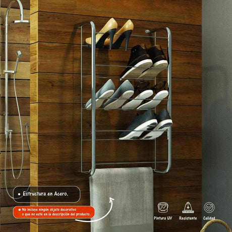 Zapatero Amora Cromado 50 cm - Closets | Bylmo