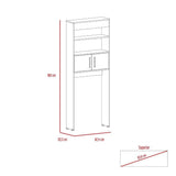 Optimizador de Baño Madrid Wengue 62x160cm sin Cajones y con Un Entrepaño - Gabinetes | Bylmo