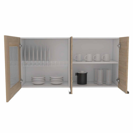 Mueble Superior de Cocina Fendi Blanco 120x60cm con Un Entrepaño y con Tres Puertas - Muebles Superiores | Bylmo