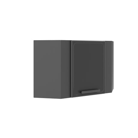 Mueble Superior Grisco Esquinero con Una Puerta Gris 59 cm Sin Campana - Muebles Superiores | Bylmo