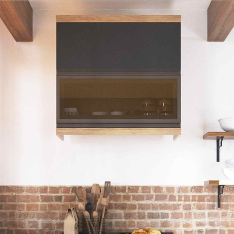 Mueble Superior Maqui con Dos Puertas Abatibles Madera 80 cm Sin Campana - Muebles Superiores | Bylmo