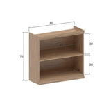 Mueble Superior Maqui con Dos Puertas Abatibles Madera 80 cm Sin Campana - Muebles Superiores | Bylmo