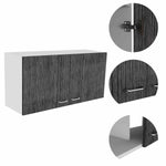 Mueble Superior Napoles Sin Campana Extractora Roble gris 100 cm Dos Puertas Batientes