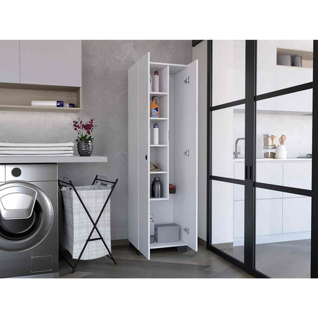 Organizador de Aseo Lake Blanco 51x181cm con Dos Puertas - Muebles de Aseo y Ropas | Bylmo