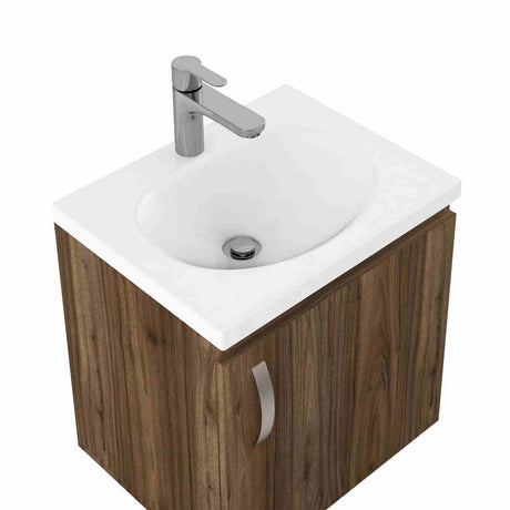 Mueble para Baño Eco Gracia y Sikuani 48 cm Flotante con Lavamanos - Muebles para Baño | Bylmo