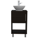 Mueble para Baño Gouda Wengue 45 cm Con Puerta y Lavamanos