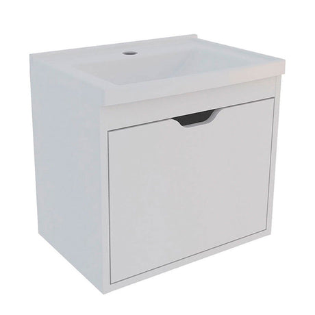 Mueble para Lavamanos Graz Blanco 45x38cm Individual con Lavamanos y con con Una Puerta - Muebles para Baño | Bylmo