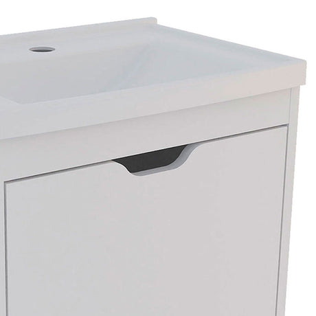 Mueble para Lavamanos Graz Blanco 45x38cm Individual con Lavamanos y con con Una Puerta - Muebles para Baño | Bylmo