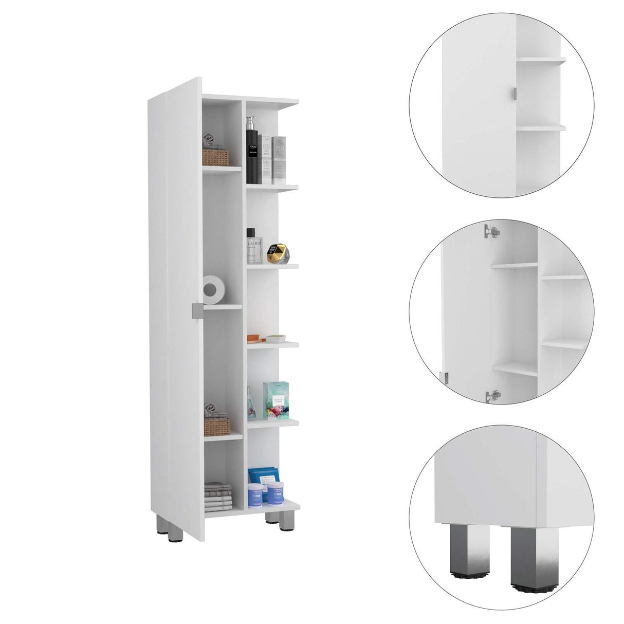 Mueble para Baño Malaga Blanco 51 cm Esquinero - Muebles para Baño | Bylmo