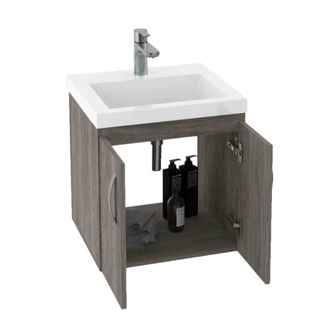 Mueble para Baño Oslo Mitte y Tambo 48 cm Flotante con Lavamanos - Muebles para Baño | Bylmo