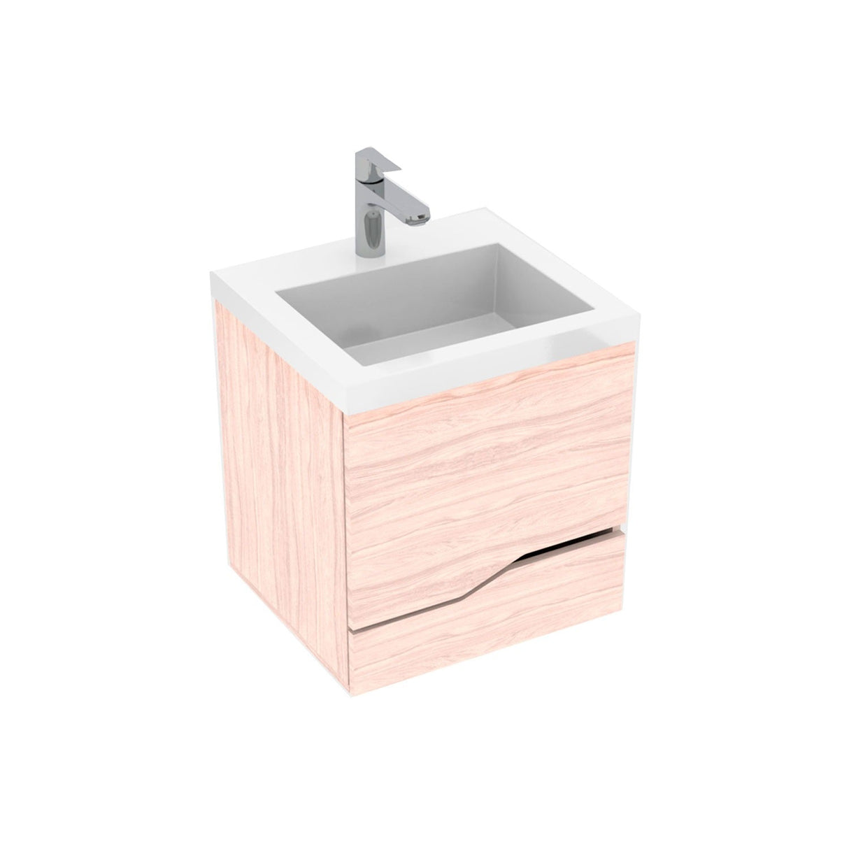 Mueble para Baño Valdez Soder y Mali 48 cm Flotante con Lavamanos Oslo - Muebles para Baño | Bylmo