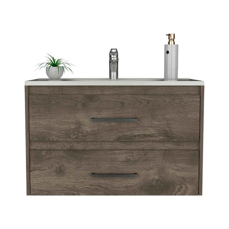 Mueble para Lavamanos Praga Bellota 81x52cm Individual con Lavamanos con Dos Cajones - Muebles para Baño | Bylmo