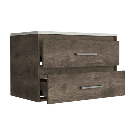 Mueble para Lavamanos Praga Bellota 81x52cm Individual con Lavamanos con Dos Cajones - Muebles para Baño | Bylmo