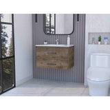 Mueble para Lavamanos Praga Bellota 81x52cm Individual con Lavamanos con Dos Cajones - Muebles para Baño | Bylmo