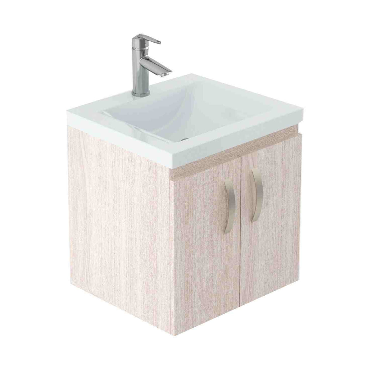 Mueble para Baño Siena Basico Soder y Mali 48 cm Flotante con Lavamanos - Muebles para Baño | Bylmo