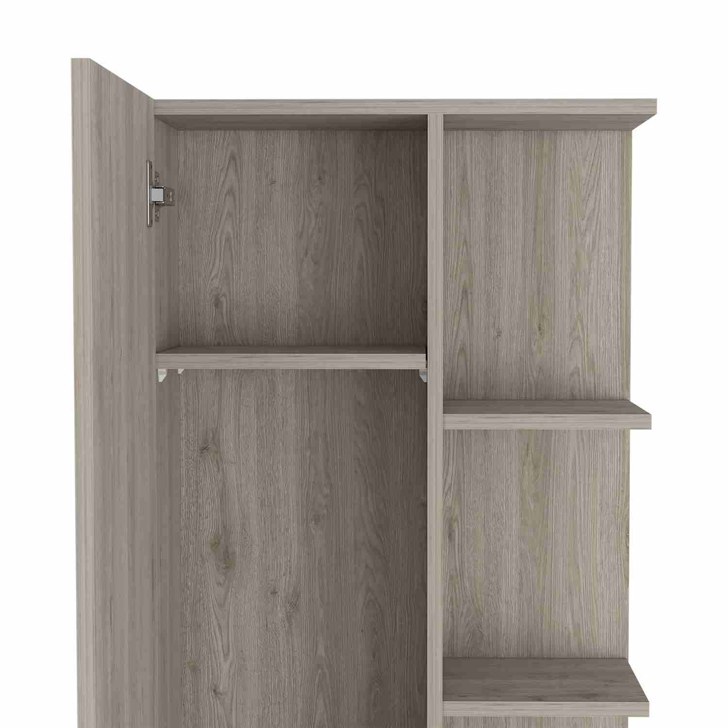 Mueble para Baño Urano Ceniza 51 cm Esquinero con Una Puerta y