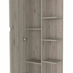 Mueble para Baño Urano Ceniza 51 cm Esquinero con Una Puerta y Entrepaños