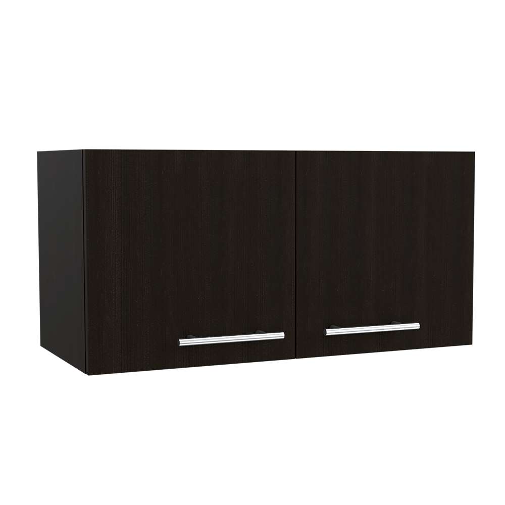 Mueble Auxiliar Manchester Wengue 76x37cm con Un Entrepaño y Un Compartimiento - Muebles Organizadores | Bylmo