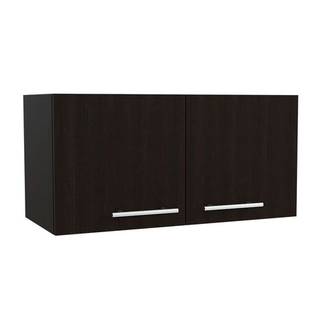 Mueble Auxiliar Manchester Wengue 76x37cm con Un Entrepaño y Un Compartimiento - Muebles Organizadores | Bylmo