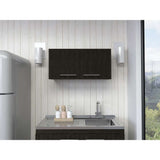 Mueble Auxiliar Manchester Wengue 76x37cm con Un Entrepaño y Un Compartimiento - Muebles Organizadores | Bylmo