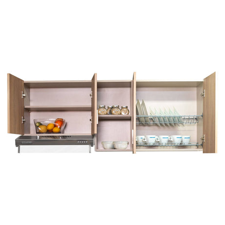 Mueble Superior con Cuatro Puertas Sochi Amber 150 cm - Cocinas | Bylmo