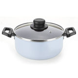 Olla Blue Azul Aguamarina 20x14.4cm con Mango de Baquelita y con Revestimiento Antiadherente - Ollas y Sartenes | Bylmo