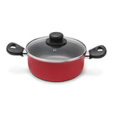 Olla Red Rojo 22x15.8cm con Mango de Baquelita y con Revestimiento Antiadherente - Ollas y Sartenes | Bylmo