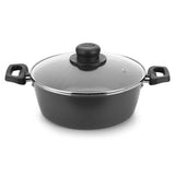 Olla Basic Aluminio 24 cm con Tapa Gris - Ollas y Sartenes | Bylmo