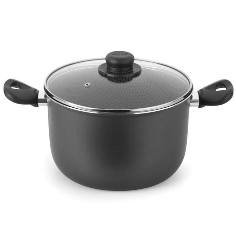 Olla Gris 26x22.2cm con Mango de Baquelita y con Revestimiento Antiadherente - Ollas y Sartenes | Bylmo