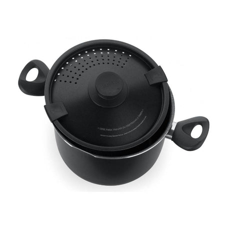 Olla Colapasta Gris 22x19cm con Mango de Baquelita y con Revestimiento Antiadherente - Ollas y Sartenes | Bylmo