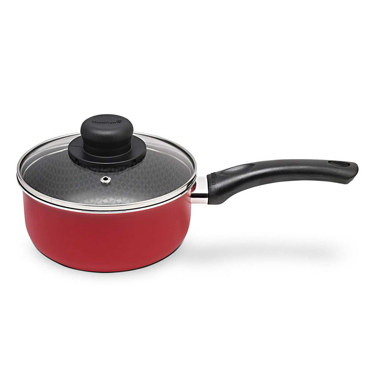 Olla con Tapa Aluminio 34 cm con Sartén Wok 47 cm con tapa Rojo - Ollas y Sartenes | Bylmo