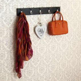 Perchero Wengue 60 cm Rectangular - Repisas y Percheros | Bylmo