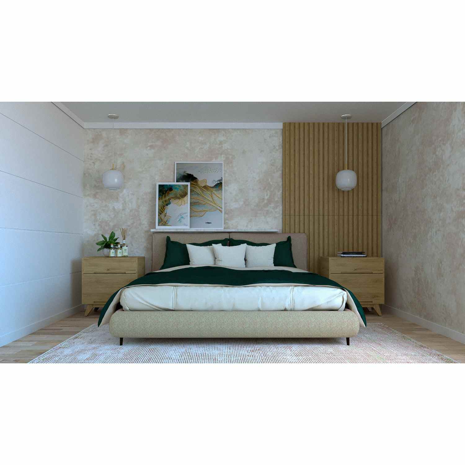 Set x 2 Paneles Ranurados 3D PanelArt Duna - Paneles de Pared | Bylmo