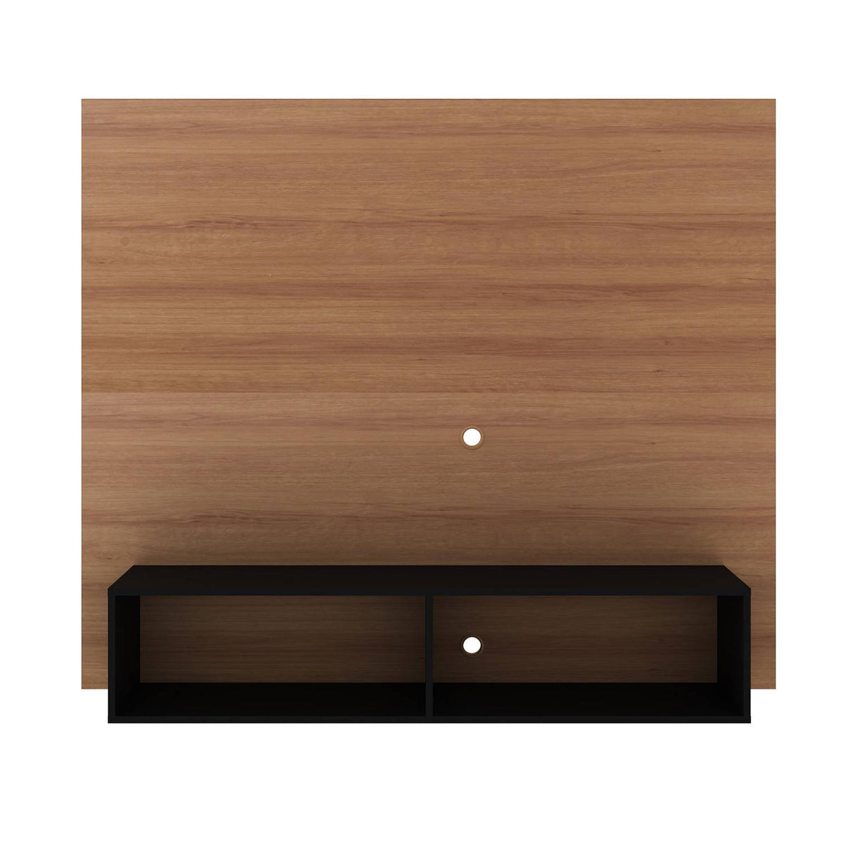 Panel de TV Esperanza Almendra y Negro 160 cm - Muebles para TV | Bylmo