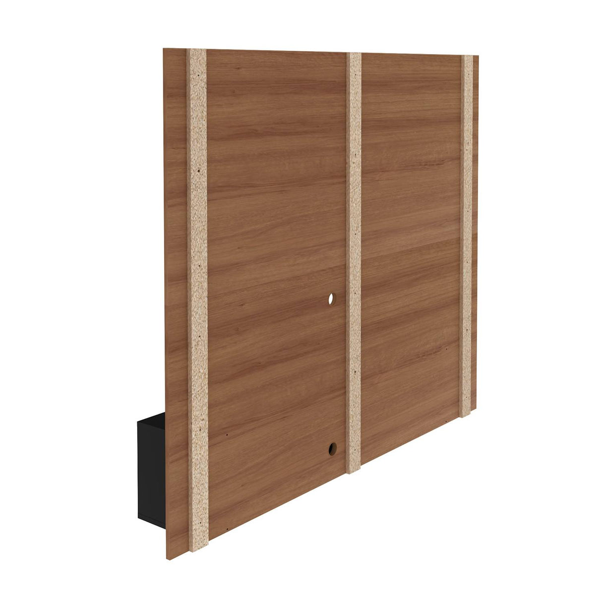 Panel de TV Esperanza Almendra y Negro 160 cm - Muebles para TV | Bylmo