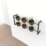 Porta Macetas Lucy Negro 120 cm - Repisas y Percheros | Bylmo